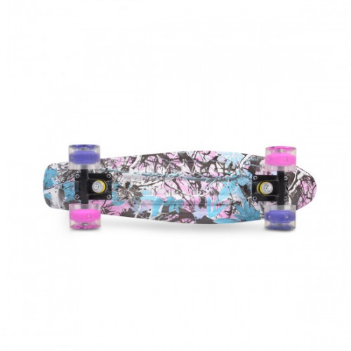 ΣΑΝΙΔΑ BYOX SKATEBOARD 22'' GRAFFITI PINK LED 3800146226978