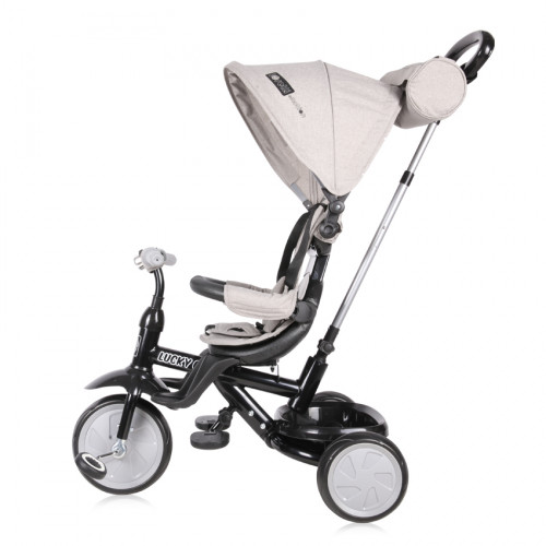 ΤΡΙΚΥΚΛΟ ΜΕ ΠΕΡΙΣΤΡEΦΟΜΕΝΟ ΚΑΘΙΣΜΑ LORELLI LUCKY CREW BLACK GREY 10050610005   - (ΔΩΡΟ AΞΙΑΣ €5 LED ΦΩΣ ΝΥΧΤΑΣ)