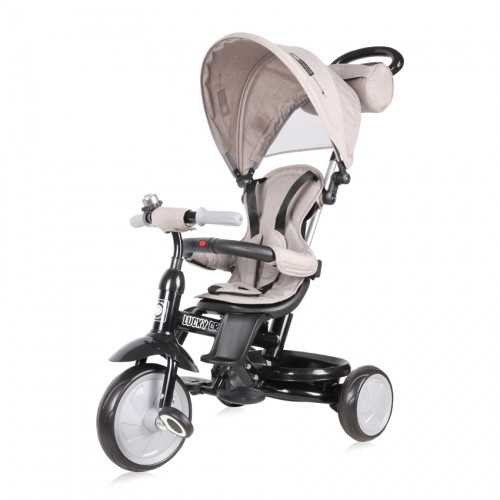 ΤΡΙΚΥΚΛΟ ΜΕ ΠΕΡΙΣΤΡEΦΟΜΕΝΟ ΚΑΘΙΣΜΑ LORELLI LUCKY CREW BLACK GREY 10050610005   - (ΔΩΡΟ AΞΙΑΣ €5 LED ΦΩΣ ΝΥΧΤΑΣ)