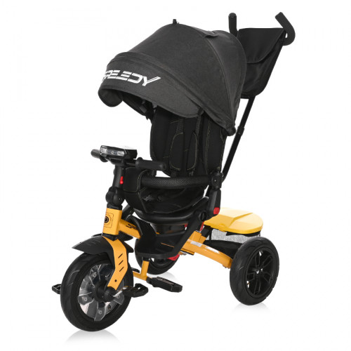 ΤΡΙΚΥΚΛΟ ΠΟΔΗΛΑΤΑΚΙ AIR WHEELS LORELLI SPEEDY BLACK AND YELLOW 10050432101   - (ΔΩΡΟ AΞΙΑΣ €5 LED ΦΩΣ ΝΥΧΤΑΣ)