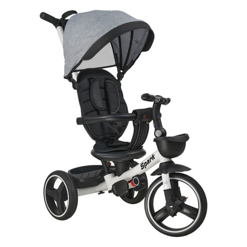 BEBE STARS ΠΤΥΣΣΟΜΕΝΟ ΤΡΙΚΥΚΛΟ ΠΟΔΗΛΑΤΑΚΙ 360 SPARK GREY 817-186