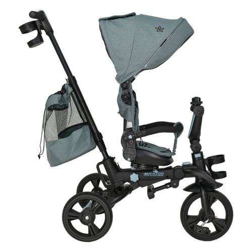BEBE STARS ΠΑΙΔΙΚΟ ΤΡΙΚΥΚΛΟ ΠΟΔΗΛΑΤΑΚΙ 360 AVIATOR 5IN1 OCEAN 819-184
