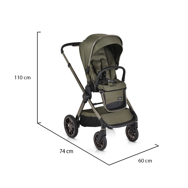 Η φωτογραφία δείχνει Βρεφικό Πολυκαρότσι 2 σε 1 Cangaroo stroller iClickΧαρακτηριστικά:Κατάλληλο από τη γέννηση έως 22 κιλά.