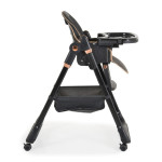 Η φωτογραφία δείχνει Καρεκλάκι Φαγητού Moni LindoΣετ παιδικό καρεκλάκι,σαλιάρα σιλικόνης,κουτάλι και πιρούνι,μαξιλάρι PU,4 ρόδες με πώματα,δίσκος τροφοδοσίας 2 στρώσεων,4 θέσεις του δίσκου τροφοδοσίας,3 θέσεις πλάτης, 5 θέσεις ύψους,3 θέσεις γωνίας στήριγμα ποδιών,μαξιλαράκια ώμων,σύστημα συγκράτηση