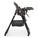 Η φωτογραφία δείχνει Καρεκλάκι Φαγητού Moni LindoΣετ παιδικό καρεκλάκι,σαλιάρα σιλικόνης,κουτάλι και πιρούνι,μαξιλάρι PU,4 ρόδες με πώματα,δίσκος τροφοδοσίας 2 στρώσεων,4 θέσεις του δίσκου τροφοδοσίας,3 θέσεις πλάτης, 5 θέσεις ύψους,3 θέσεις γωνίας στήριγμα ποδιών,μαξιλαράκια ώμων,σύστημα συγκράτηση