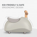 Η φωτογραφία δείχνει Το Sizzy είναι ένα παιχνίδι ridе-on πολλαπλών κατευθύνσεων που προσφέρει στα παιδιά περισσότερη διασκέδαση.