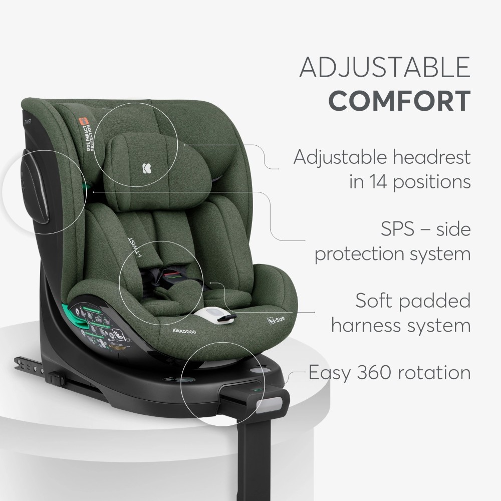 Η φωτογραφία δείχνει Κάθισμα αυτοκινήτου i-SIZE της εταιρείας Kikka Boo.
