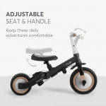 Το Flip είναι ένα πολυλειτουργικό τρίκυκλο που μπορεί να χρησιμοποιηθεί με 4 διαφορετικούς τρόπους - Push Mode, Tricycle, Balance Bike και Bike, προσφέροντας στα παιδιά περισσότερη διασκέδαση και άνεση εν κινήσει.