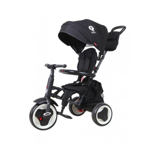 Qplay ΤΡΙΚΥΚΛΟ ΠΤΥΣΣΟΜΕΝΟ ΠΟΔΗΛΑΤΟ RITO PLUS EVA WHEELS BLACK 0686268624532