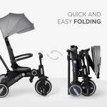 Η φωτογραφία δείχνει Τρίκυκλο Ποδήλατο Kikka boo 7in1 Trix GreyΤο Trix είναι ένα πολυλειτουργικό τρίκυκλο που μπορεί να χρησιμοποιηθεί με 7 διαφορετικούς τρόπους, προσφέροντας στα παιδιά περισσότερη διασκέδαση και άνεση.