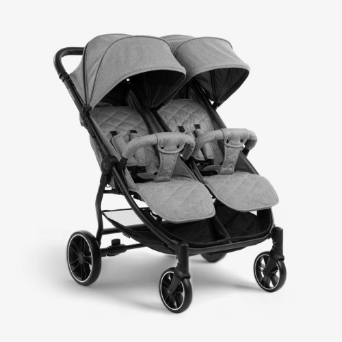 KIKKA BOO ΚΑΡΟΤΣΙ ΔΙΔΥΜΩΝ ΜΕ ΠΟΔΟΣΑΚΟΥΣ HAPPY 2 LIGHT GREY 31001040011