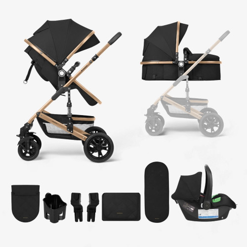 KIKKA BOO ΠΟΛΥΚΑΡΟΤΣΙ ΜΕΤΑΤΡΕΠΟΜΕΝΟ ΜΕ ΚΑΘΙΣΜΑ ΑΥΤΟΚΙΝΗΤΟΥ 3 ΣΕ 1 AMAIA BLACK 2024 31001010243