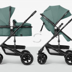 Η φωτογραφία δείχνει To νέο καρότσι Amaia 3σε1 της εταιρείας Kikka Boo, με ρυθμιζόμενο προσανατολισμό θέσης, κατάλληλο από νεογέννητο.