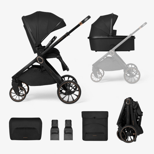 KIKKA BOO ΠΟΛΥΚΑΡΟΤΣΙ 2 ΣΕ 1 ΜΕ ΚΑΛΑΘΟΥΝΑ TIFFANY BLACK 2024 31001020150