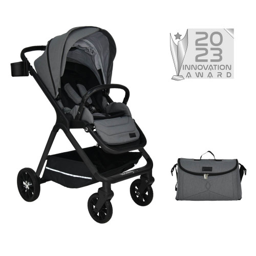 BEBE STARS ΚΑΡΟΤΣΙ ΒΟΛΤΑΣ NAMMOS GREY 346-186