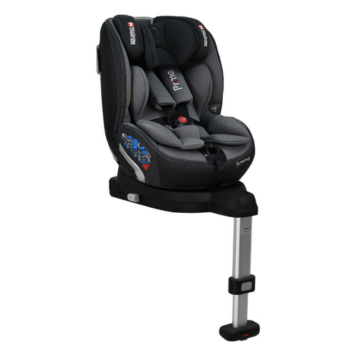 BEBE STARS ΠΑΙΔΙΚΟ ΚΑΘΙΣΜΑ ΑΥΤΟΚΙΝΗΤΟΥ 0-25 KG PRIME ISOFIX 360° GREY 915-186