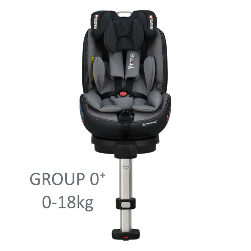 BEBE STARS ΠΑΙΔΙΚΟ ΚΑΘΙΣΜΑ ΑΥΤΟΚΙΝΗΤΟΥ 0-25 KG PRIME ISOFIX 360° GREY 915-186