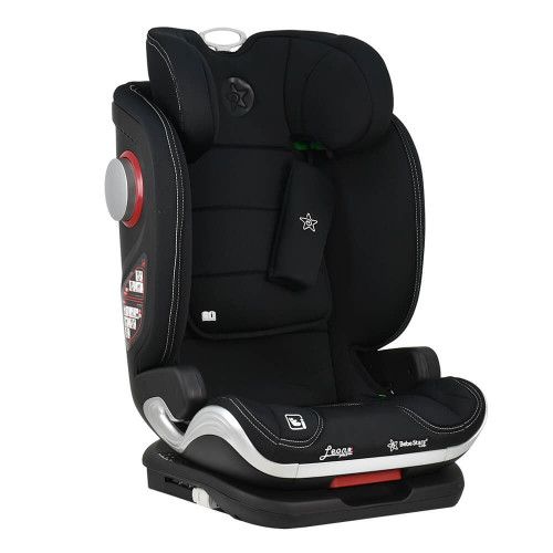 BEBE STARS ΠΑΙΔΙΚΟ ΚΑΘΙΣΜΑ ΑΥΤΟΚΙΝΗΤΟΥ 100-150CM LEON PLUS ISOFIX I-SIZE BLACK 944-188