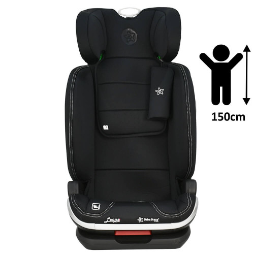 BEBE STARS ΠΑΙΔΙΚΟ ΚΑΘΙΣΜΑ ΑΥΤΟΚΙΝΗΤΟΥ 100-150CM LEON PLUS ISOFIX I-SIZE BLACK 944-188
