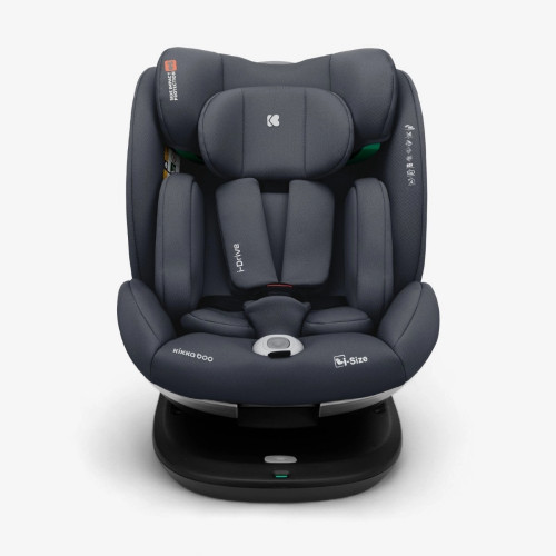 KIKKA BOO ΚΑΘΙΣΜΑ ΑΥΤΟΚΙΝΗΤΟΥ i-DRIVE i-SIZE 40-150 cm DARK GREY 31002100020