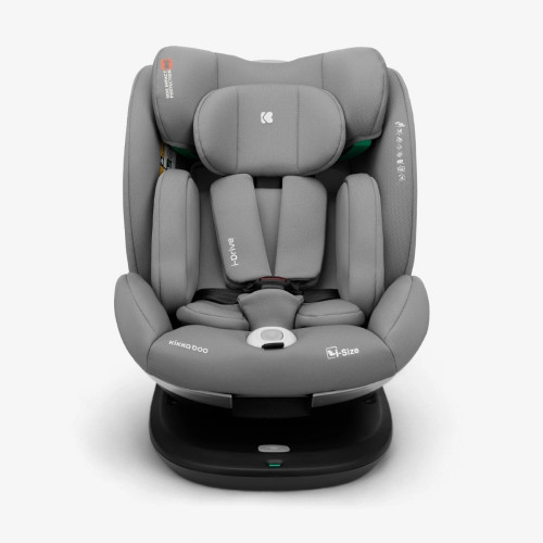 KIKKA BOO ΚΑΘΙΣΜΑ ΑΥΤΟΚΙΝΗΤΟΥ 40-150 cm i-DRIVE i-SIZE LIGHT GREY 31002100021
