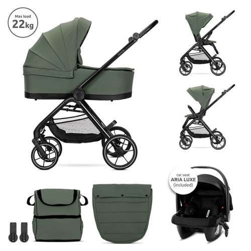 LORELLI ΠΟΛΥΚΑΡΟΤΣΙ ΑΝΤΙΣΤΡΕΨΙΜΟ ΜΕ ΚΑΛΑΘΟΥΝΑ 3 ΣΕ 1 ΜΕ ΚΑΘΙΣΜΑ VENICE GREEN 10022042504-3