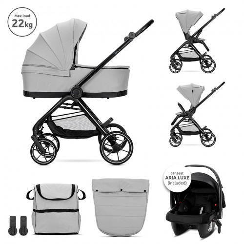 LORELLI ΠΟΛΥΚΑΡΟΤΣΙ ΑΝΤΙΣΤΡΕΨΙΜΟ ΜΕ ΚΑΛΑΘΟΥΝΑ 3 ΣΕ 1 ΜΕ ΚΑΘΙΣΜΑ VENICE GREY 10022042506-3