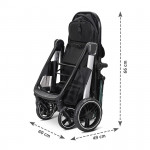 Η φωτογραφία δείχνει LORELLI ΠΟΛΥΚΑΡΟΤΣΙ 3 ΣΕ 1 ASPEN ΜΕ ΜΕΤΑΤΡΕΠΟΜΕΝΟ ΚΑΘΙΣΜΑ ΑΠΟ ΚΑΛΑΘΟΥΝΑ ΣΕ ΚΑΡΟΤΣΙ ΒΟΛΤΑΣ.