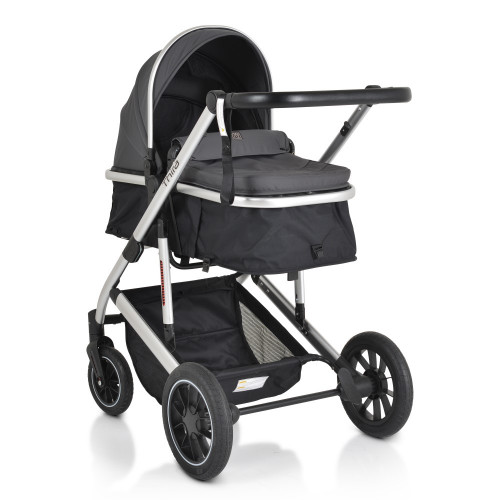 MONI ΜΕΤΑΤΡΕΠΟΜΕΝΟ ΚΑΡΟΤΣΙ 3 ΣΕ 1 ΜΕ ΚΑΘΙΣΜΑ ΑΥΤΟΚΙΝΗΤΟΥ THIRA GREY 3800146236045-3