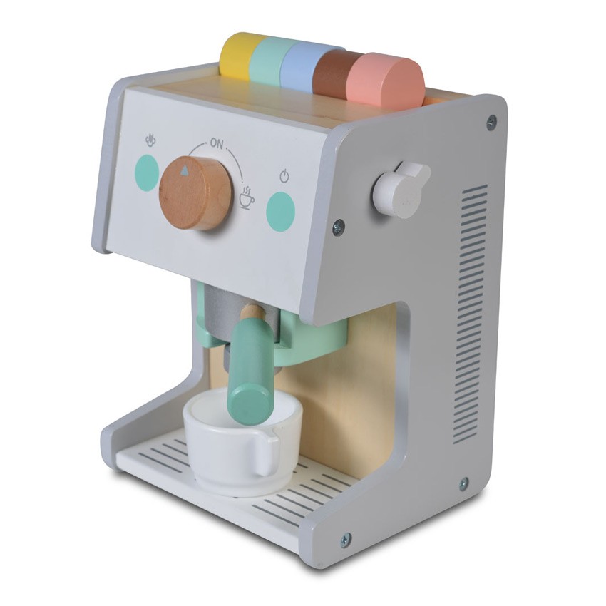 Ξύλινη Καφετιέρα με Κάψουλες Moni ToysΧαρακτηριστικάΚατάλληλο για παιδιά 36m+Κατασκευασμένο από υψηλής ποιότητας ξύλοΡεαλιστικός σχεδιασμόςΚινητή λαβήΧρωματιστές κάψουλεςΔιαστάσεις: 17.