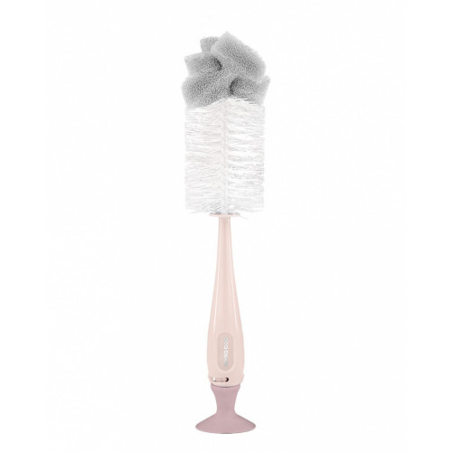 ΒΟΥΡΤΣΑ ΚΑΘΑΡΙΣΜΟΥ ΜΠΙΜΠΕΡΟ KIKKA BOO - BRUSH FOR BOTTLES 2in1 PINK 31302020079
