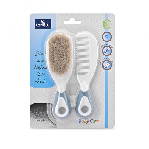 LORELLI ΧΤΕΝΑ ΚΑΙ ΒΟΥΡΤΣΑ ΜΕ ΦΥΣΙΚΗ ΤΡΙΧΑ MOONLIGHT BLUE 10240350002