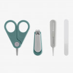 Η φωτογραφία δείχνει • Κατάλληλο από τη γέννηση (0m+)• Το σετ περιλαμβάνει: ψαλίδι με κυκλικό σχέδιο κεφαλής.