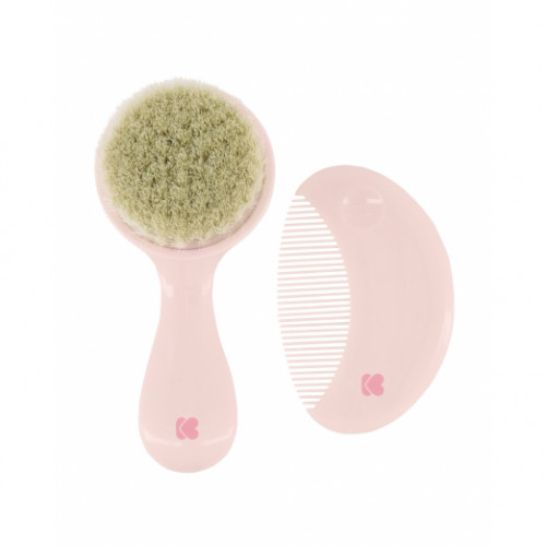ΣΕΤ ΒΟΥΡΤΣΑ ΚΑΙ ΧΤΕΝΑ KIKKA BOO NATURAL BRISTLES SAVANNA PINK 31303040087