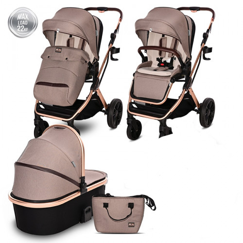 LORELLI ΠΟΛΥΚΑΡΟΤΣΙ ΑΝΤΙΣΤΡΕΨΙΜΟ ΜΕ ΚΑΛΑΘΟΥΝΑ 2 ΣΕ 1 GLORY PEARL BEIGE 10021822303A