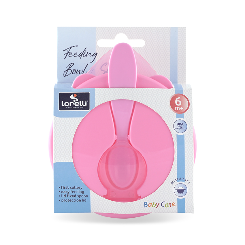 Lorelli μπωλάκι ταίσματος με κουτάλι.