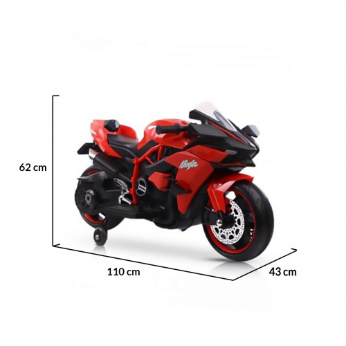 ΗΛΕΚΤΡΟΚΙΝΗΤΗ ΜΗΧΑΝΗ CANGAROO NINJA DUO RED 3800146214357