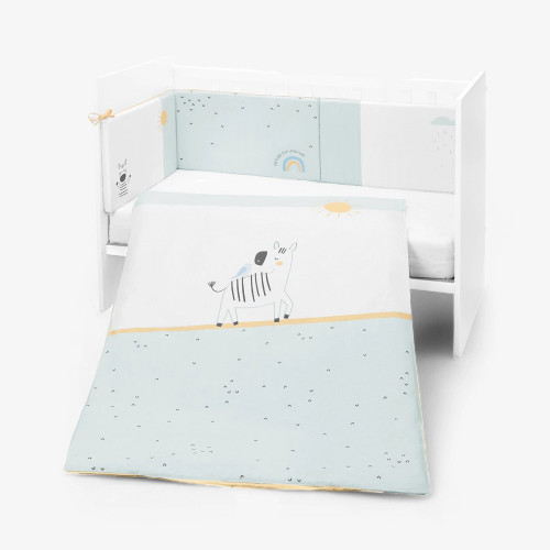 KIKKA BOO ΒΡΕΦΙΚΟ ΣΕΤ ΚΟΥΝΙΑΣ 2 ΤΕΜ EU Style 70/140CM STRIPY FRIENDS 41101020130