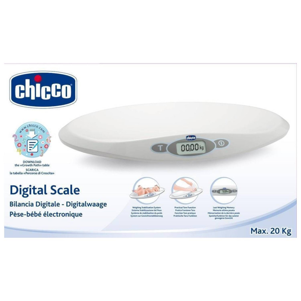 CHICCO ΨΗΦΙΑΚΗ ΗΛΕΚΤΡΟΝΙΚΗ ΖΥΓΑΡΙΑ H07-05577-00 CHICCO ΨΗΦΙΑΚΗ ΗΛΕΚΤΡΟΝΙΚΗ ΖΥΓΑΡΙΑ H07-05577-00