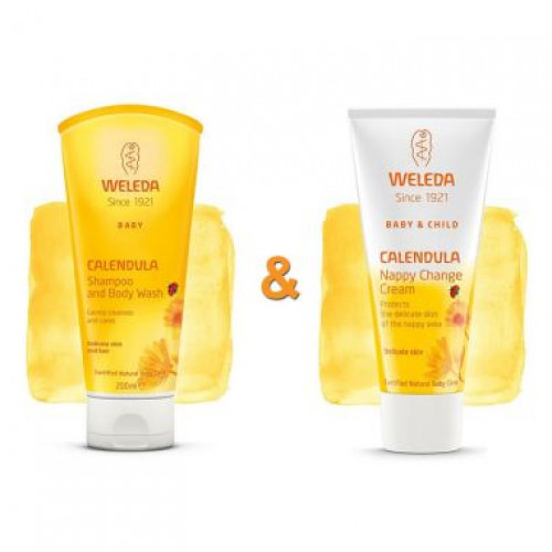 WELEDA ΠΑΙΔΙΚΟ ΣΕΤ ΣΑΜΠΟΥΑΝ ΚΑΛΕΝΤΟΥΛΑΣ & ΚΡΕΜΑ ΑΛΛΑΓΗΣ ΠΑΝΑΣ 75ML+ΔΩΡΟ ΕΚΠΛΗΞΗ 4001638086431