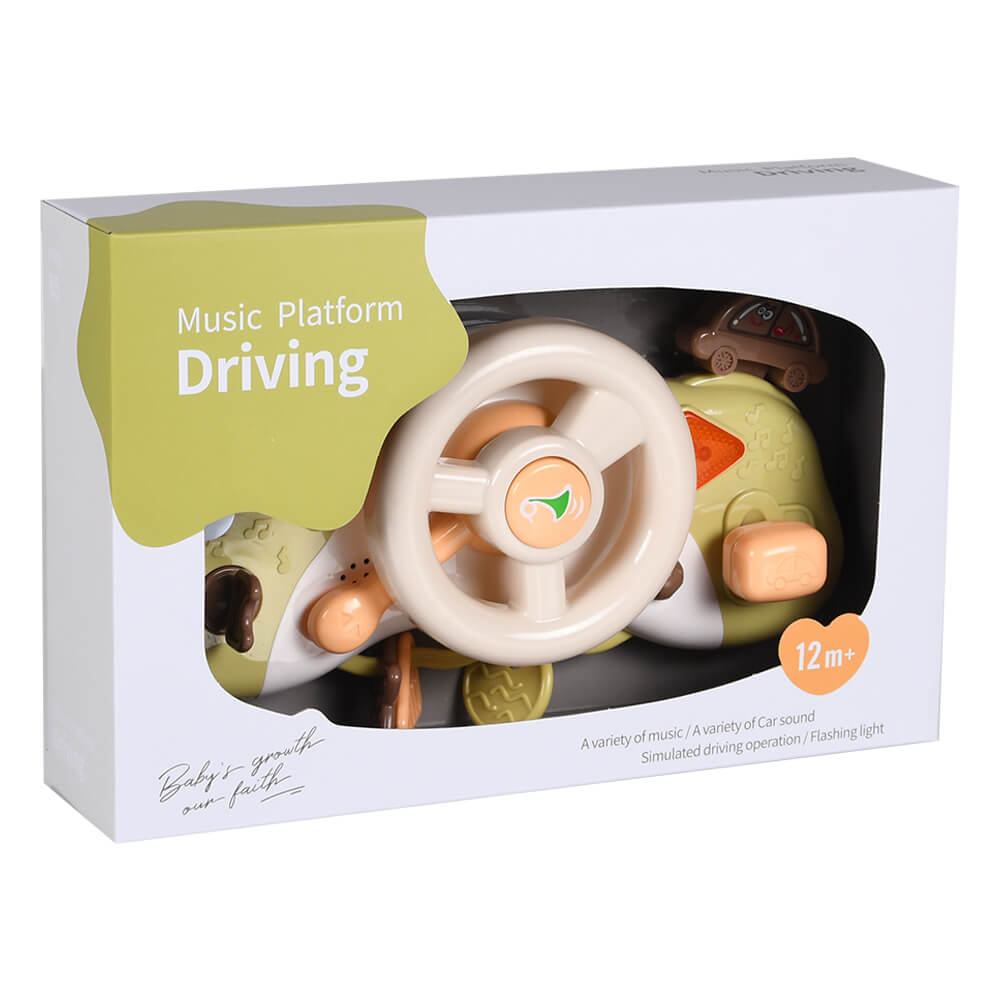 Το παιχνίδι Car Drive προσομοιώνει ένα τιμόνι αυτοκινήτου με ήχους και φωτάκια.