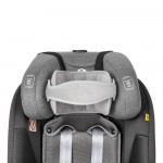 Η φωτογραφία δείχνει Στήριγμα κεφαλής παιδικού καθίσματος αυτοκινήτου, σχεδιασμένο για να κρατά το κεφάλι ενός παιδιού σε άνετη και ασφαλή θέση ενώ κάθεται, εμποδίζοντας το κεφάλι του να πέσει προς τα εμπρός κατά τη διάρκεια του ύπνου και εξασφαλίζοντας μια ασφαλέστερη και πιο άνετη διαδρομή.