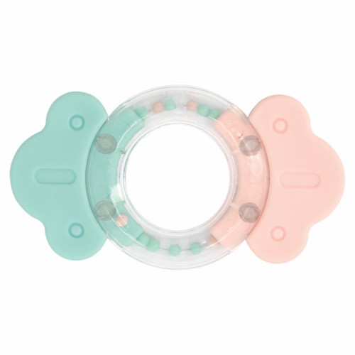 ΚΟΥΔΟΥΝΙΣΤΡΑ ΜΑΣΗΤΙΚΟ - KIKKA BOO RATTLE & TEETHER BONBON PINK 31303020039