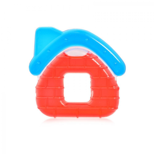 ΜΑΣΗΤΙΚΟΣ ΚΡΙΚΟΣ WATER FILLED TEETHER HOUSE 1021059-ORANGE