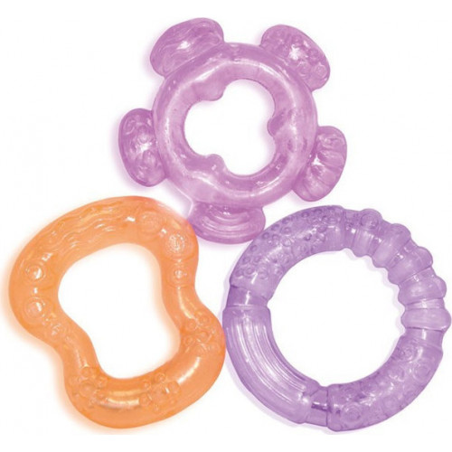 ΜΑΣΗΤΙΚΟ ΟΔΟΝΤΡΟΦΥΙΑΣ ΜΕ ΝΕΡΟ WATER FILLED TEETHERS 3 PCS 10210380002