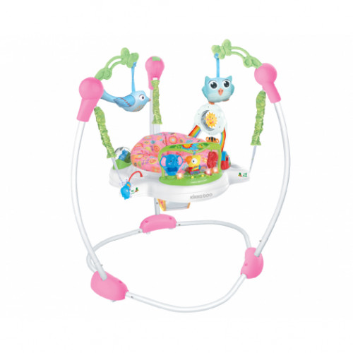 ΤΡΑΜΠΟΛΙΝΟ ΠΑΙΧΝΙΔΙ ΔΡΑΣΤΗΡΙΟΤΗΤΩΝ KIKKA BOO FOREST FUN PINK 31005040020