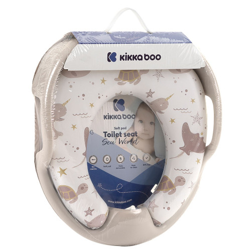 ΜΑΛΑΚΟ ΚΑΘΙΣΜΑΤΑΚΙ ΤΟΥΑΛΕΤΑΣ KIKKA BOO SEA WORLD BEIGE 31403010012