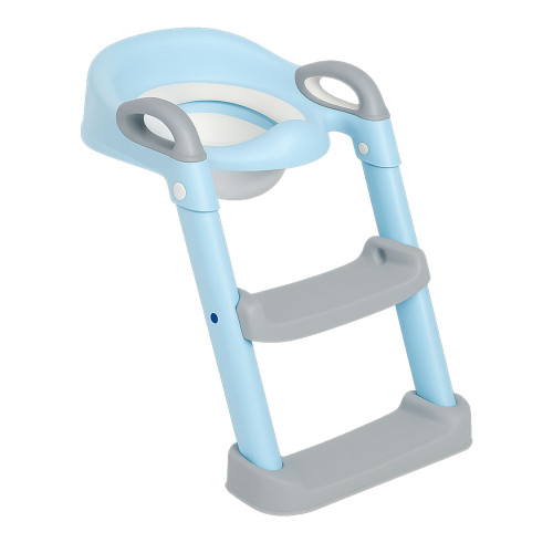 LOOMY ΣΚΑΛΑΚΙ ΜΕ ΚΑΘΙΣΜΑ ΤΟΥΑΛΕΤΑΣ ΠΤΥΣΣΟΜΕΝΟ ΜΠΛΕ LM-20100-BLUE