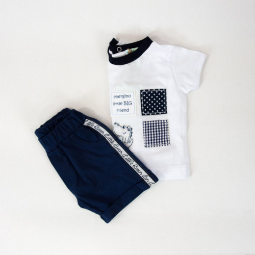 ENERGIERS ΒΡΕΦΙΚΟ ΣΕΤ T-SHIRT ΣΟΡΤΣΑΚΙ ΙΝΤΙΓΚΟ 11-221477-0