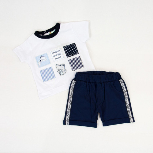 ENERGIERS ΒΡΕΦΙΚΟ ΣΕΤ T-SHIRT ΣΟΡΤΣΑΚΙ ΙΝΤΙΓΚΟ 11-221477-0